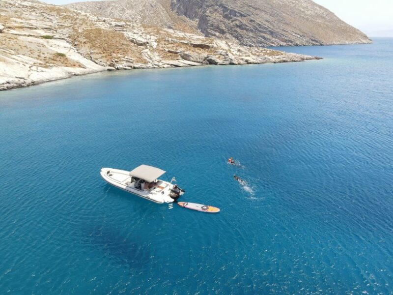 From Heraklion: Private Snorkeling Boat Cruise to Dia Island - Snorkeling and Swimming Activities