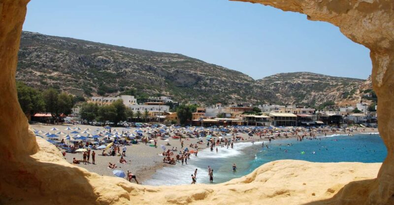 From Heraklion: South Crete Festos and Matala With Lunch - Key Points