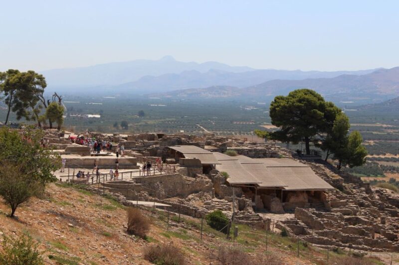 From Heraklion: South Crete Festos and Matala With Lunch - Panoramic Views of Ida Mountains