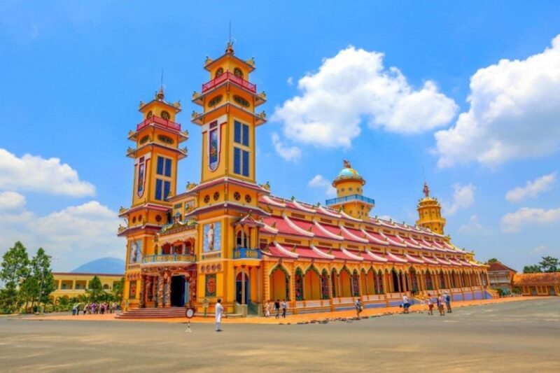 From Ho Chi Minh: Black Virgin Mountain and Cao Dai Holy MassThis Text Appears to Be a Description of Locations or Sites in Vietnam. the "Black Virgin Mountain" Likely Refers to the Nui Ba Den Mountain, a Notable Landmark Near Ho Chi Minh City. the "Cao Dai Holy Mass" Likely Refers to a Religious Ceremony or Event Associated With the Cao Dai Religion, Which Is an Indigenous Vietnamese Religion.As an English Translator, I - Transportation and Tour Guide Details