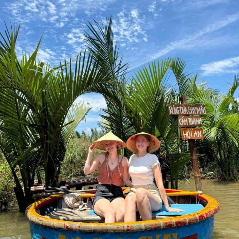 From Hoian: Cam Thanh Basket Boat - Lantern Making - Itinerary Details