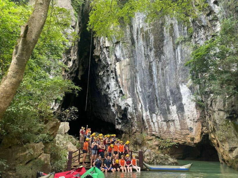 From Hue: Botanic Garden, Paradise Cave, and Dark Cave Tour - Adventure in the Dark Cave