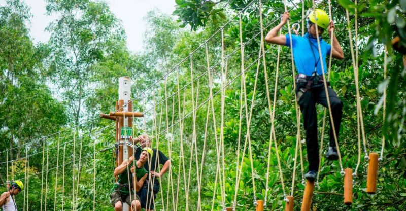From Hue: Thanh Tan Hot Spring Zipline and Highwire Tour - Key Points