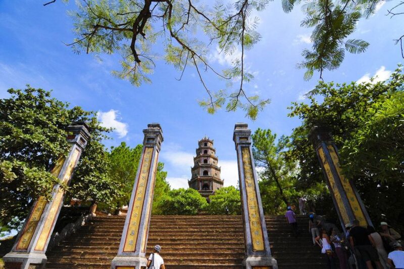 From Hue: Visit 3 Famous Pagodas of Hue & Tu Duc Tomb - Thien Mu Pagoda