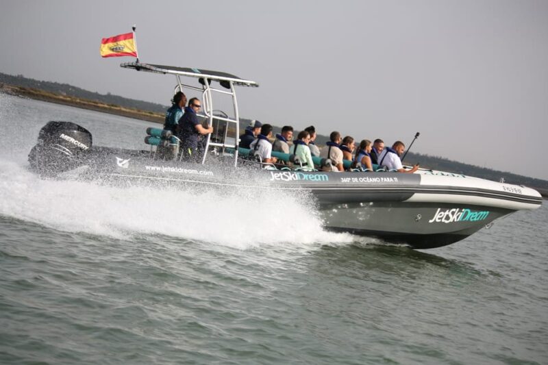 From Huelva: Algarve Coast and Tavira Island Speedboat Tour - Itinerary Details