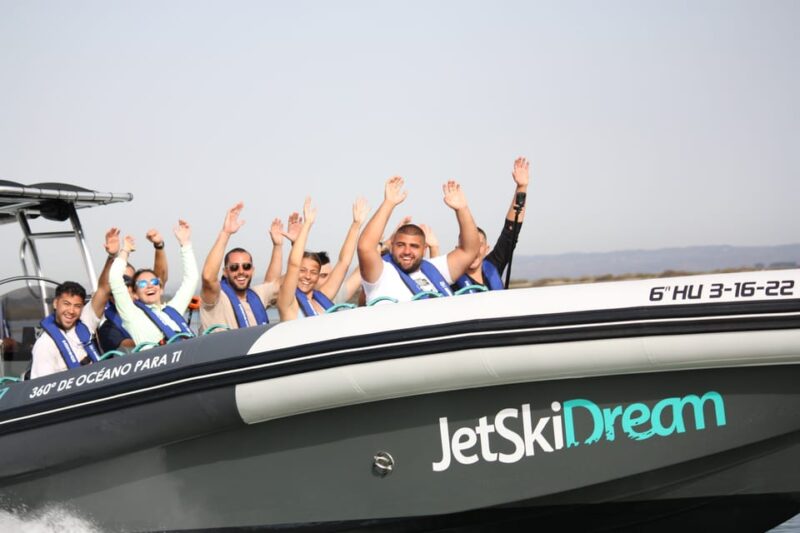 From Huelva: Algarve Coast and Tavira Island Speedboat Tour - Included Amenities
