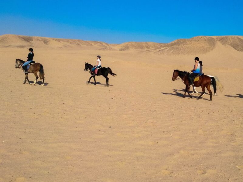From Hurghada: Red Sea Sunrise and Desert Horseback Riding - Itinerary and Activities