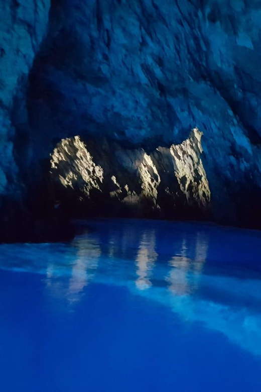 From Hvar: Blue Cave Group Speedboat Tour Full Day - Blue Cave Experience