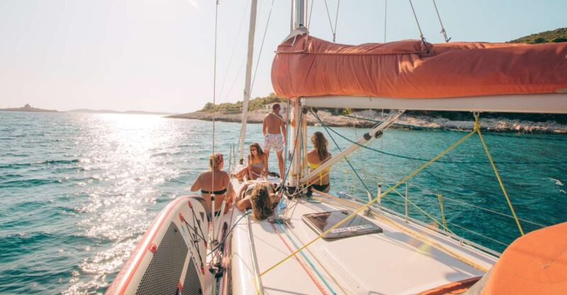 From Hvar: Pakleni Islands & Red Rocks Comfort Sailboat Tour - Onboard Experience