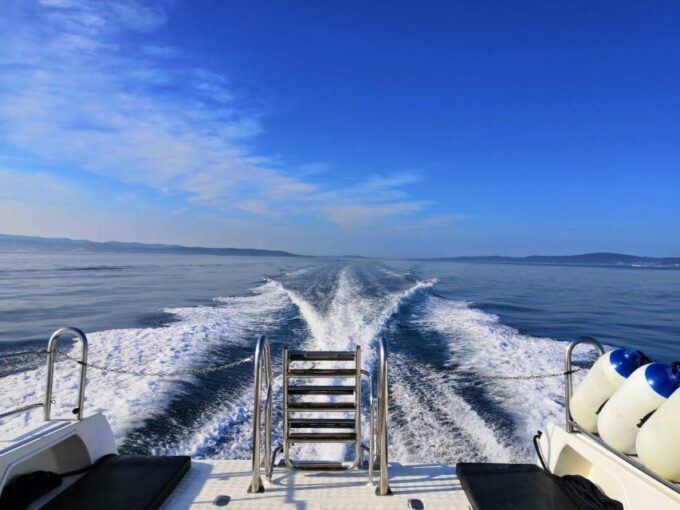 From Hvar: Unforgetable Tour to the Island Vis and Blue Cave - Cave Entry