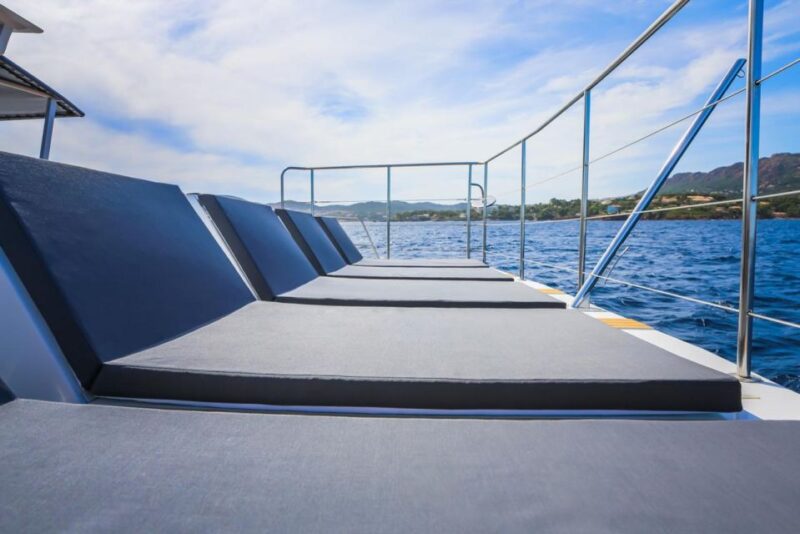 From Hyères: Sunset Catamaran Cruise to Giens Peninsula - Sunset Viewing and Swim