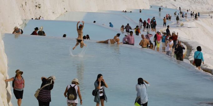 From Icmeler: Day Trip to Pamukkale W/ Breakfast and Lunch - Visiting Pamukkale