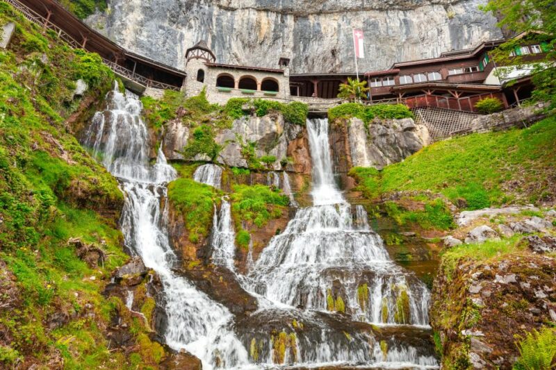 From Interlaken: Beatus Caves, Blue Lake and Lake Thun Tour - Blausee Nature Park