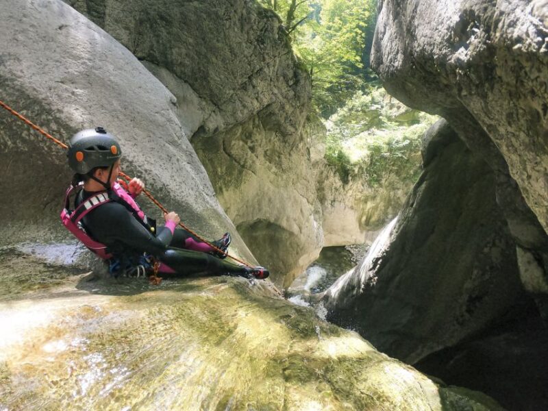 From Interlaken: Canyoning Chli Schliere - Refreshments and Facilities in Interlaken