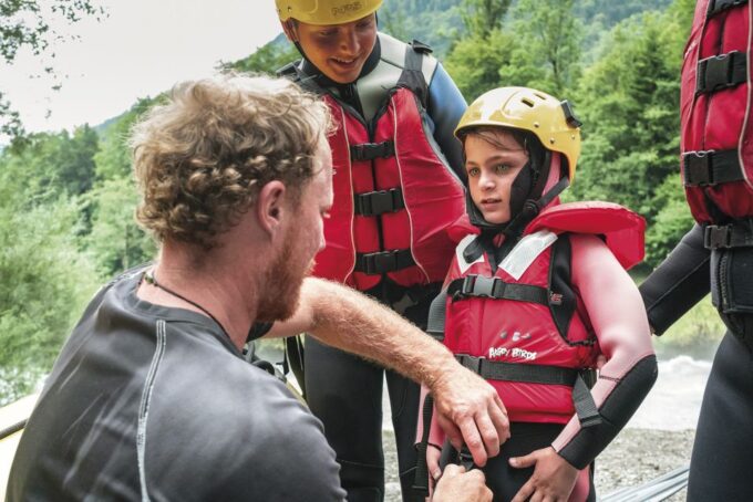 From Interlaken: Family Rafting - Changing Rooms and Showers