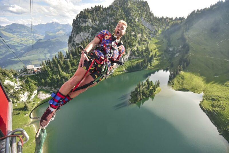 From Interlaken: Stockhorn Bungee Jump - Gondola Journey