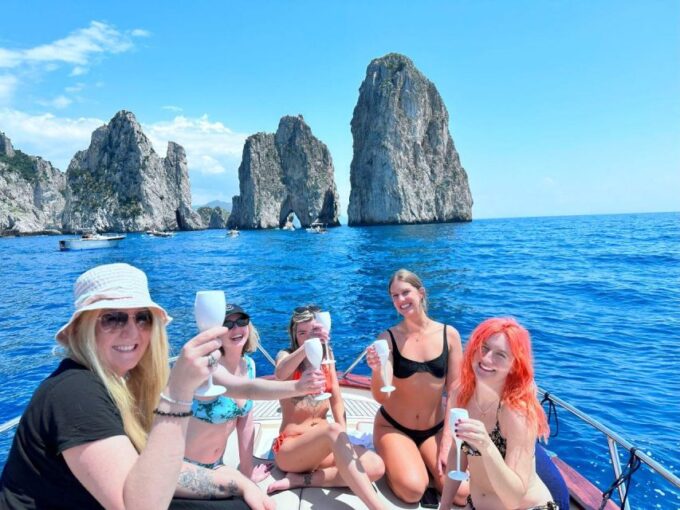 From Ischia: Capri & Amalfi Coast Boat Tour With Blue Grotto - Exploring Capris Coves and Grottos