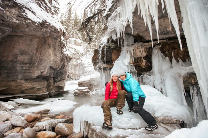 From Jasper: Maligne Canyon Guided Ice Walking Tour - Exploring Maligne Canyons Ice Formations