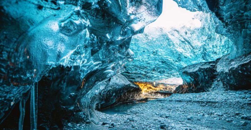 From Jökulsárlón: Vatnajökull Glacier Blue Ice Cave Tour - Itinerary Details