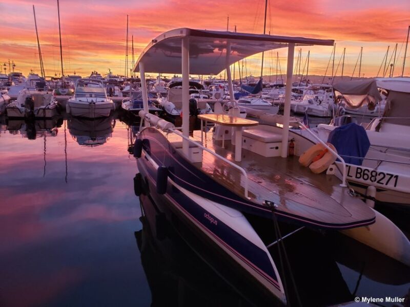 From Juan Les Pins: Private French Riviera Solar Boat Cruise - Key Points