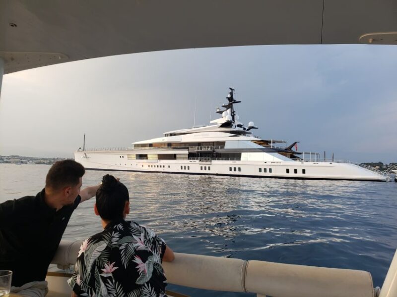 From Juan Les Pins: Private French Riviera Solar Boat Cruise - Environmentally-Friendly Boat