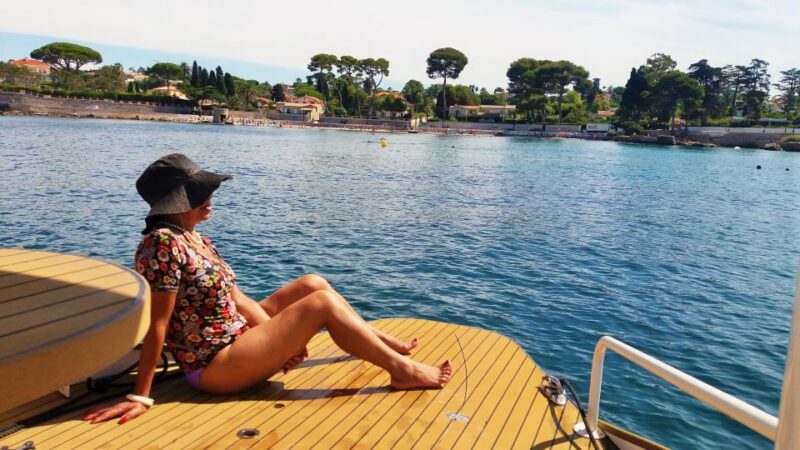 From Juan Les Pins: Private French Riviera Solar Boat Cruise - Sailing Experience and Speed