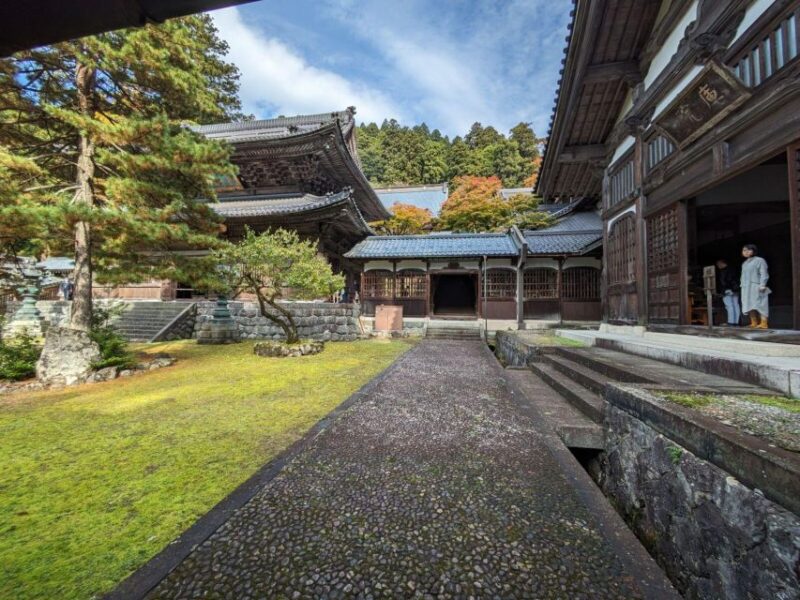 From Kanazawa: Eiheiji Buddhist Temple & Fukui Castle Town - Shrine With Origami Cranes