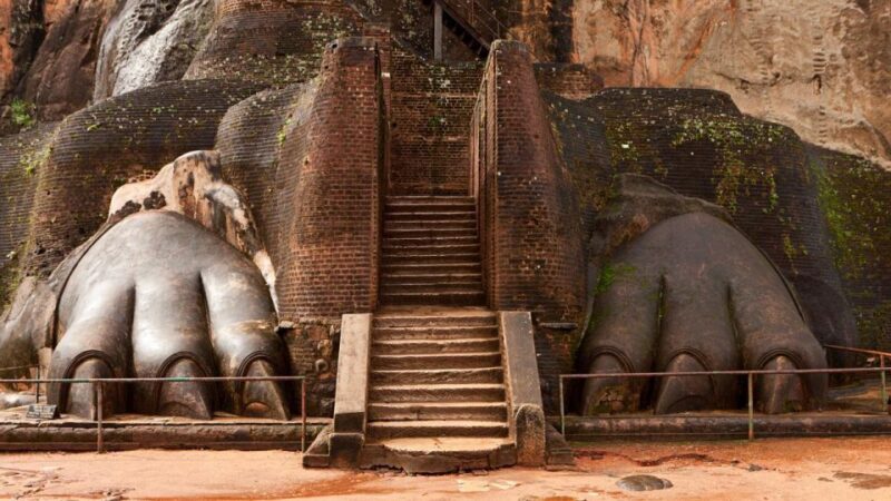From Kandy: Sigiriya Dambulla and Minneriya Park Safari Tour - Sigiriya Lion Rock