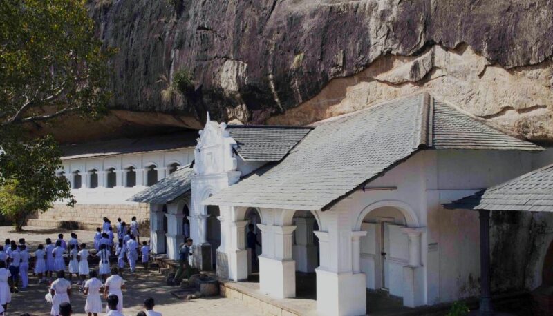 From Kandy: Sigiriya Rock Fortress & Dambulla Cave Temple - Dambulla Cave Temple