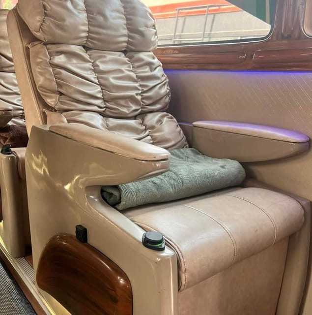 From Kathmandu to Pokhara Jagadamba VIP Sofa Bus. - On-Board Amenities