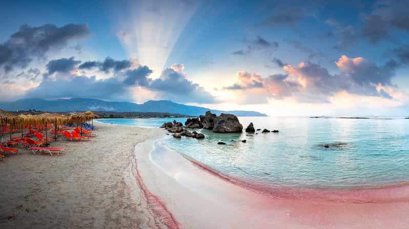 From KAVROS/GEORGIOUPOLIS : Elafonisi Island Pink Sand Beach - Destination Overview