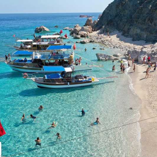 From Kemer, Antalya, Belek: Adrasan Suluada Island Boat Tour - Itinerary Highlights