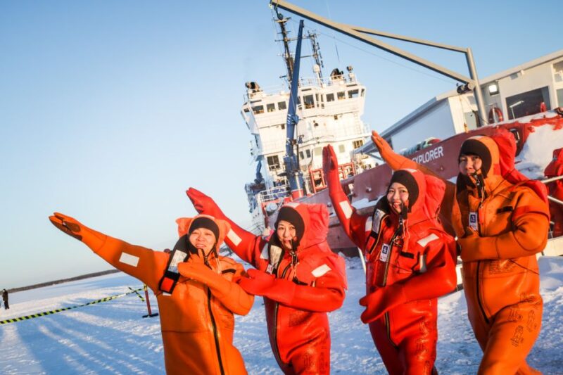 From Kemi: Icebreaker Cruise With Lunch and Ice Floating - Language Support