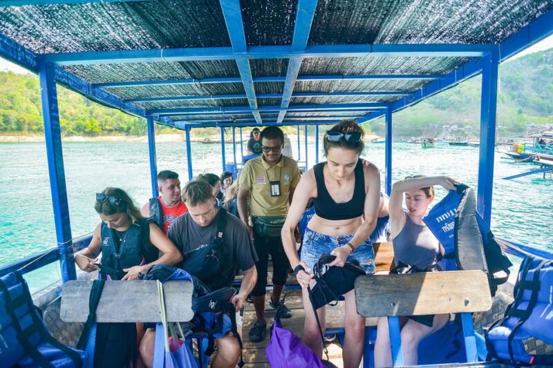 From Khao Lak: Eco Excursion at Cheow Lan Lake /w Lunch - Visiting Prakai Petch Cave