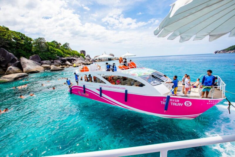 From Khao Lak: Similan Islands Day Trip by Luxury Catamaran - Itinerary Highlights