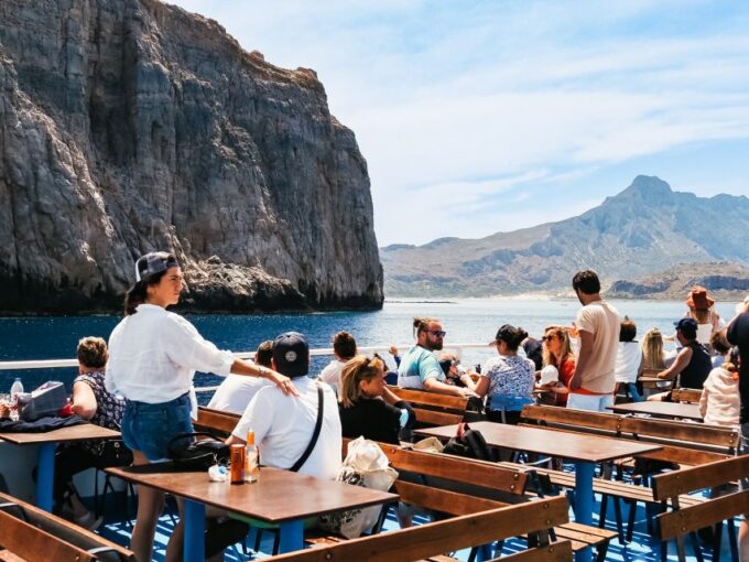 From Kissamos Port: Boat Cruise to Balos Lagoon & Gramvousa - Visiting the Balos Lagoon