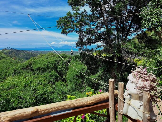 From Koh Samui: Tree Bridge Zipline and Café Experience - Exploring Tan Rua Waterfall
