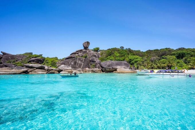 From Krabi: Similan Islands Snorkeling Trip by Speedboat - Sailboat Rock Scenic Views