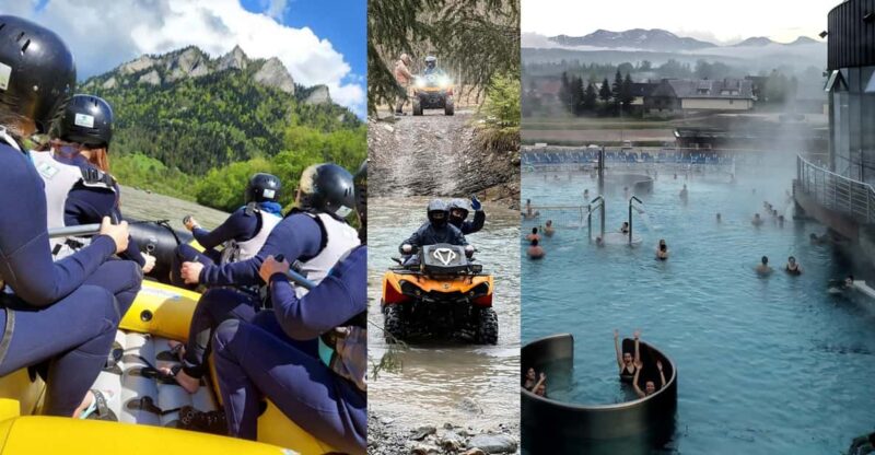 From Krakow: Rafting, Off-road Zakopane & Thermal Baths Tour - Key Points