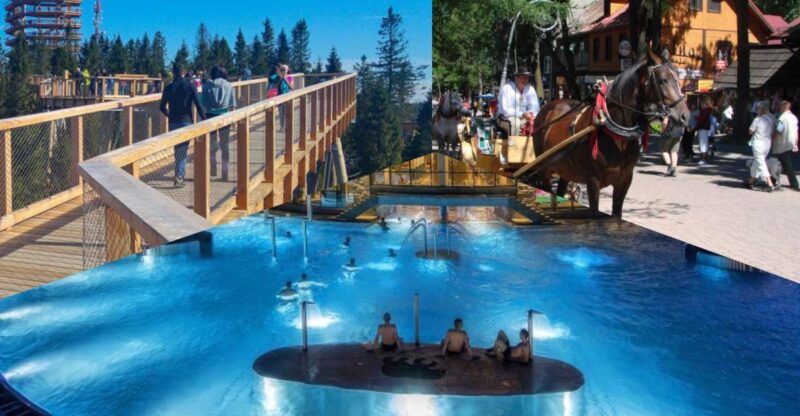 From Krakow: Slovakia Treetop Walk, Zakopane & Thermal Spa - Scenic Views of Pieniny and Belianske Tatras