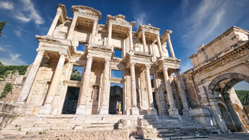 From Kusadasi/Izmir: Ephesus Private Tour With Less Walking - Ephesus Ancient Theatre and Terrace Houses