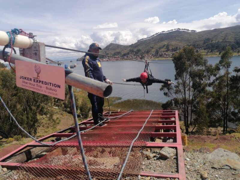 From La Paz: Lake Titicaca Tour and Zip Line Experience - Experience Highlights