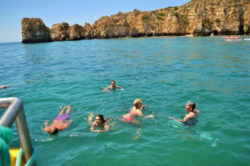From Lagos: 2.5-Hour Guided Coastal Boat Tour & Grotto Visit - Onboard Experience