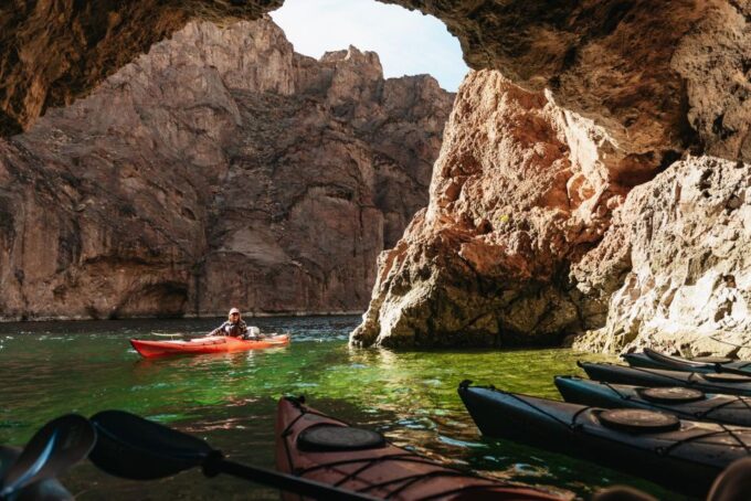 From Las Vegas: Emerald Cave Guided Kayaking Tour - Availability and Booking