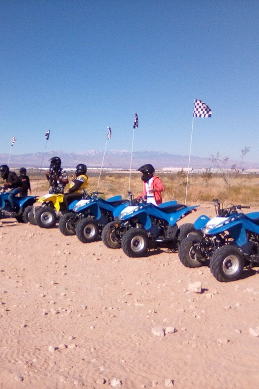 From Las Vegas: Nellis Dunes ATV Tour With Shuttle Transfer - Experience Highlights