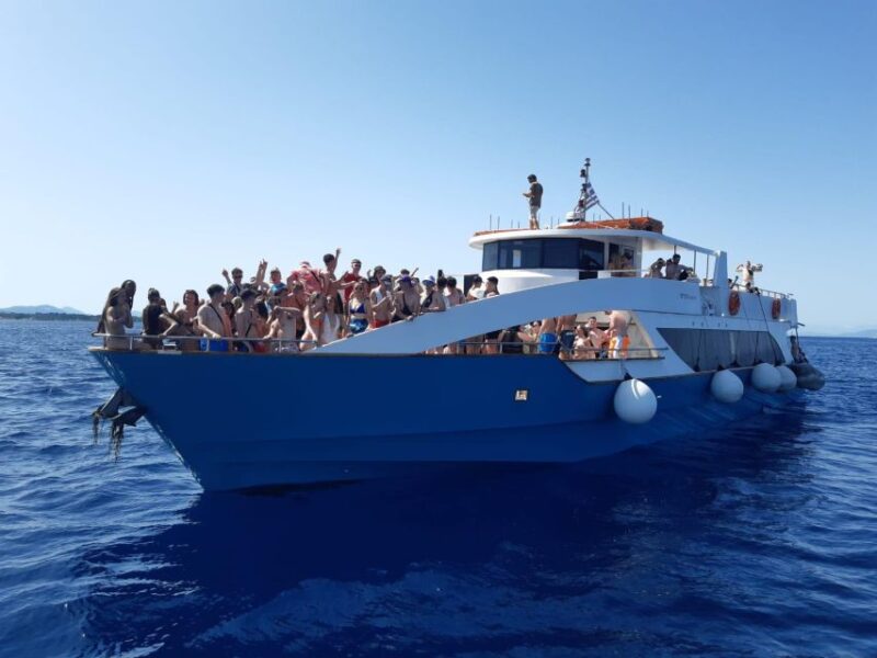 From Lefkimmi: Corfu, Kavos Party Booze Cruise - Itinerary Details