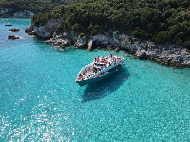 From Lefkimmi: Paxos, Antipaxos & Blue Caves Speedboat Tour - Experience Details