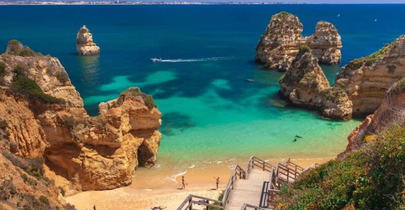 From Lisbon: Algarve Private Tour With Boat Ride to Caves - Scenic Views and Rock Formations