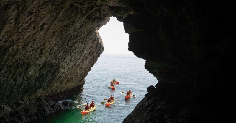 From Lisbon: Arrabida Park Small Group Kayak Tour - Kayaking Experience