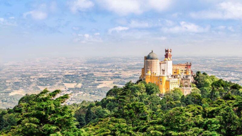 From Lisbon: Pena Palace, Regaleira, Sintra & Cascais Tour - Quinta Da Regaleira